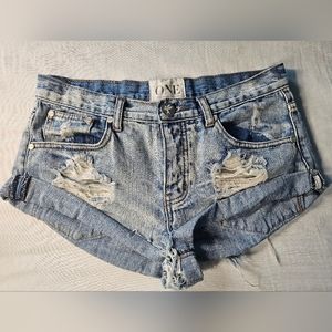 One by one teaspoon bandit shorts